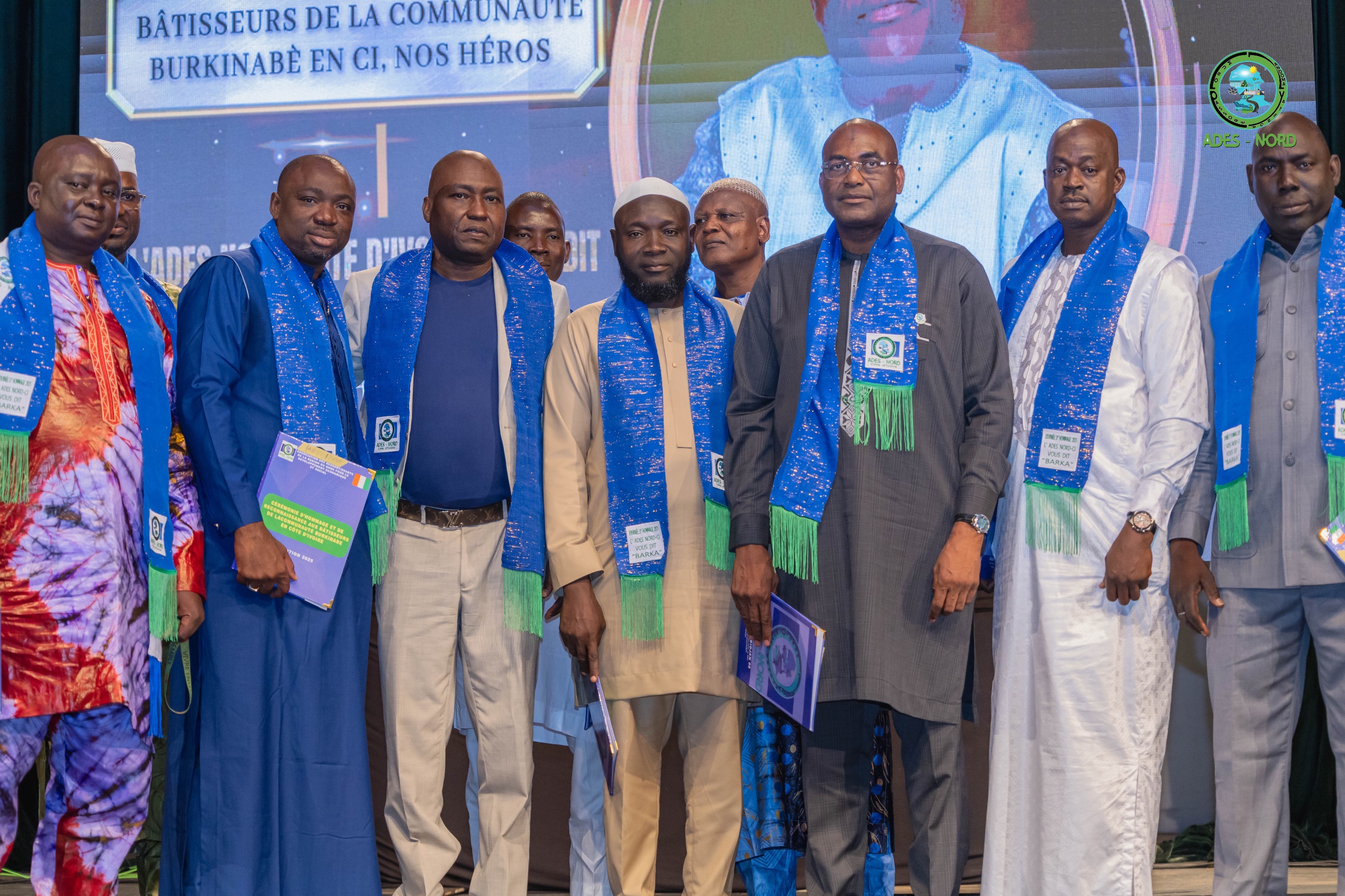 Coopération ivoiro- burkinabè: L&rsquo;ADES-Nord-CI honore les  pionniers de la communauté burkinabé  en Côte d&rsquo;Ivoire